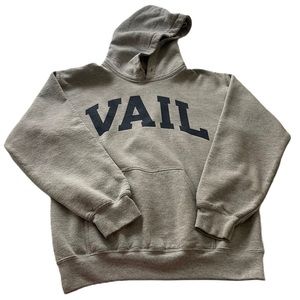 GILDAN • Soft Gray Vail Colorado Hoodie • Size Small